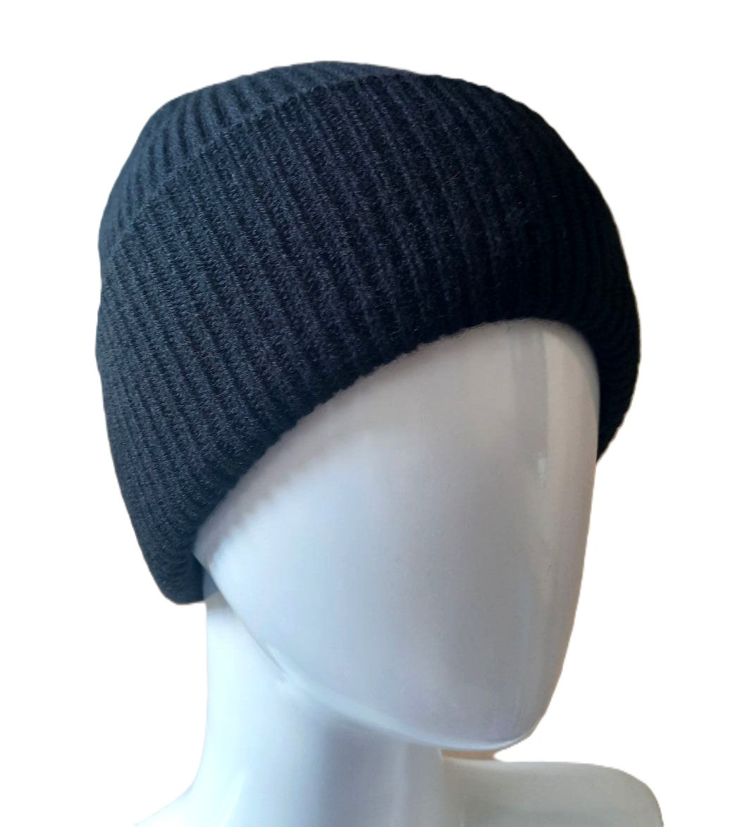 Merino wool beanie hat, very warm, quality superfine yarn