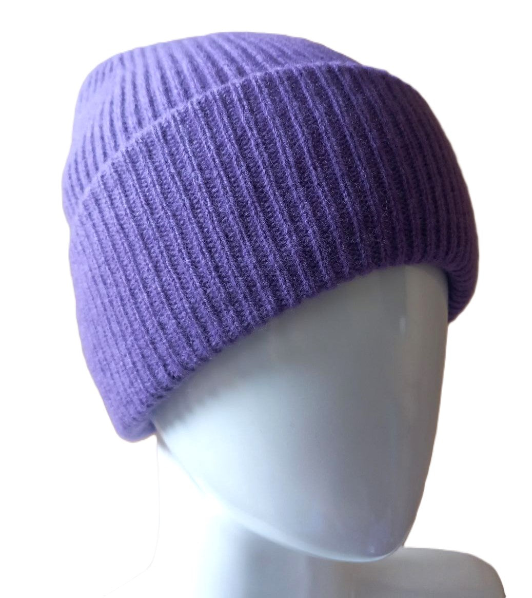 Merino wool beanie hat, very warm, quality superfine yarn