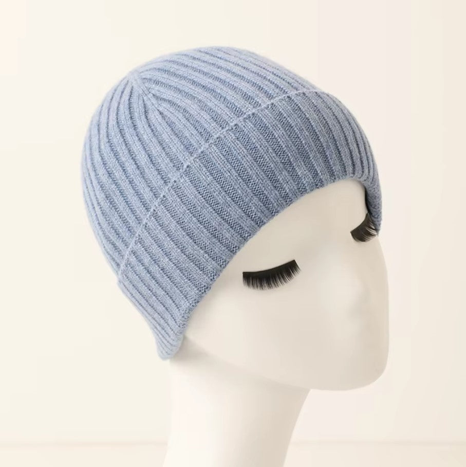 Merino wool beanie hat, very warm, quality superfine yarn