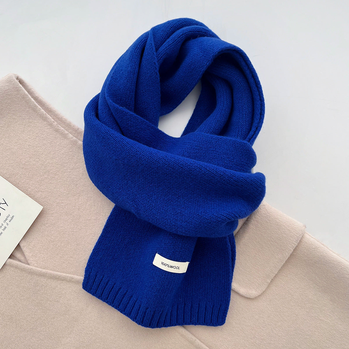 Wool scarf, soft and warm, 150 x 20 cm